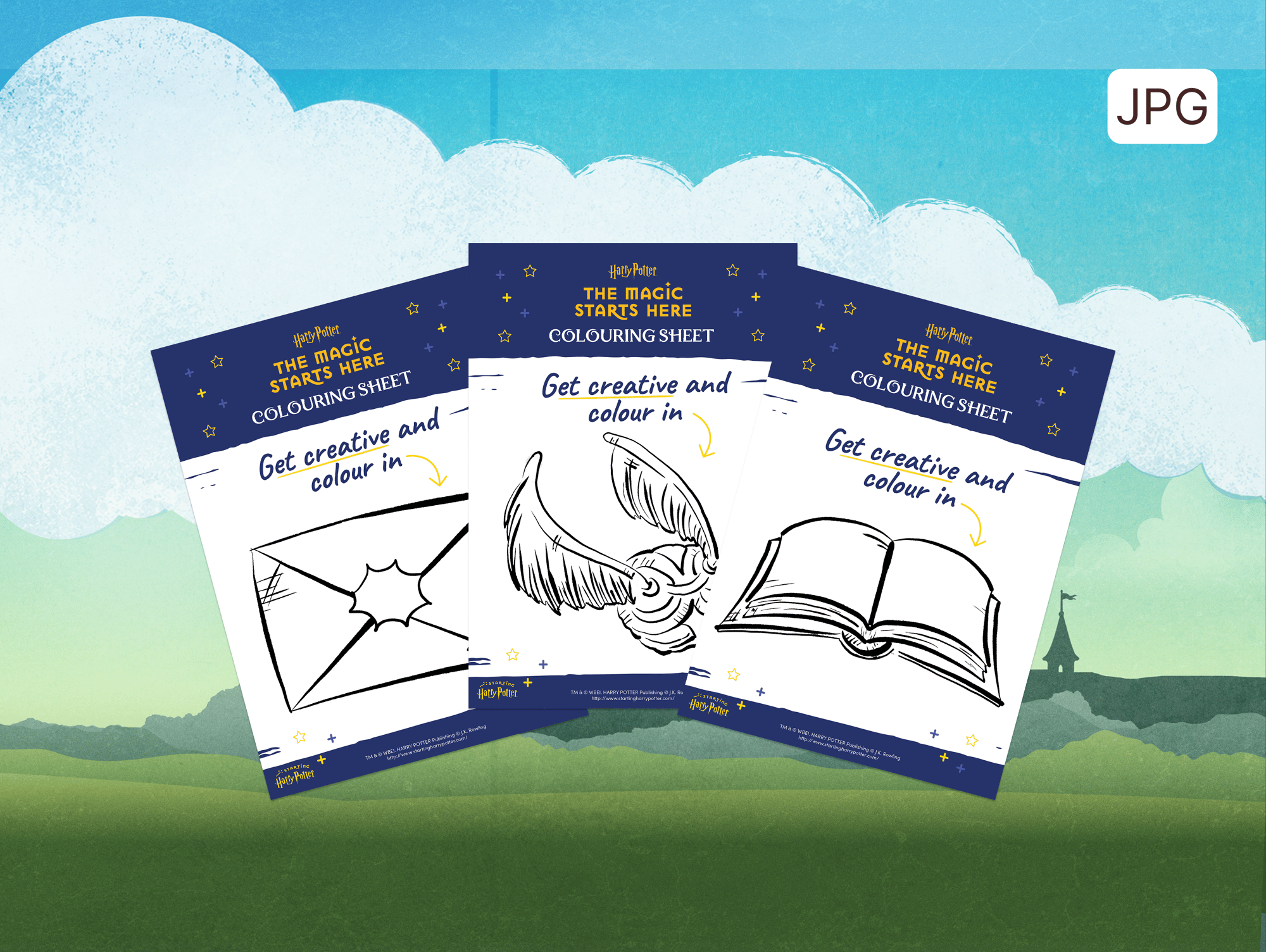 HP colouring sheets